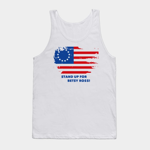 Betsy Ross Rush Limbaugh T Shirt Tank Top by WildZeal